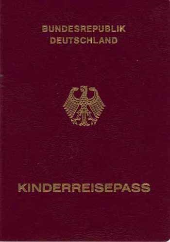 Kinderreisepass